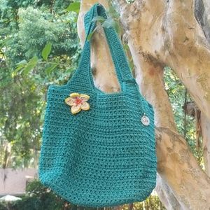 Sak Crochet Hobo with flower